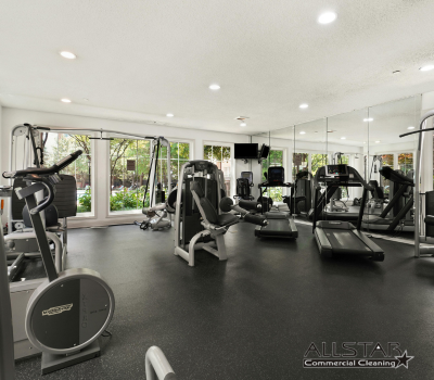 Nightly gym cleaning