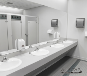 public restroom day porter services in San Diego